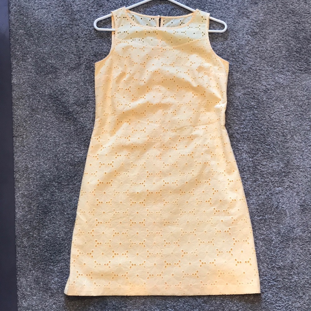 WHBM yellow flower dress